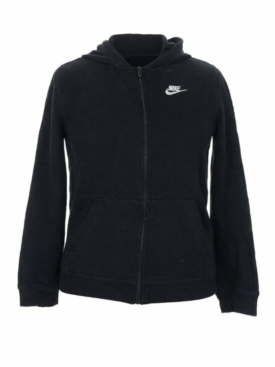 Nike Tops - NIKE BLACK ZIP UP HOODIE JACKET 2 POCKETS SIZE XL